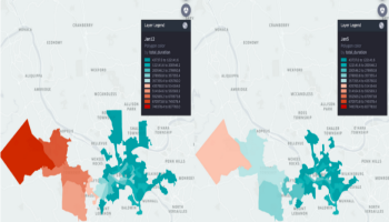 Using Kepler.gl and Movement to Visualize Traffic Effects of a Rainstorm